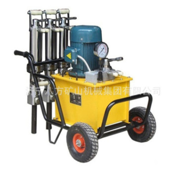 Electric Hydraulic Concrete Stone Rock Splitting Machine with 3 Guns